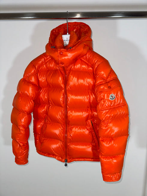 Second hand Moncler jacket Maya size 3 orange
